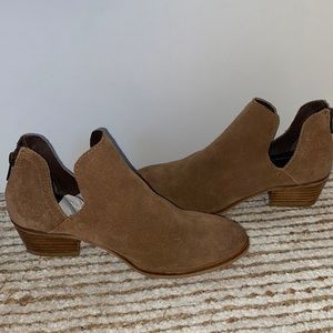 Brown Suede Booties